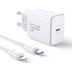 20W Hurtigoplader PD 20W USB-C Lightning Kabel 1m