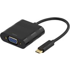 Deltaco USBC-VGA Extern Videoadapter USB-C