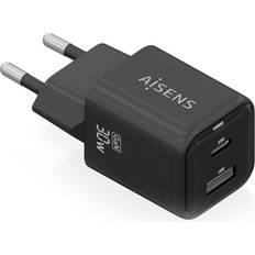 30W Snabb Väggladdare Svart USB