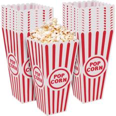 Red Popcorn Box 20 Pack Plastic Popcorn Containers