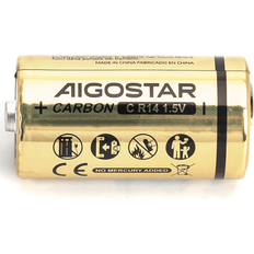 R14C 1.5V Kulstof Zink Batteri 2-pak