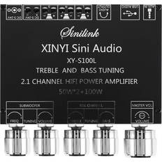 Amplifiers & Receivers Spactz Bluetooth 5.0 2.1 Channel Audio Stereo Amplifier Board XY-S100L