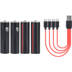 1.5V AA 2600mWh Li-Ion Battery 2pc