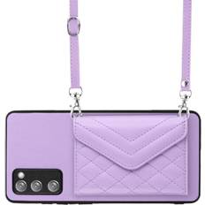 Samsung Galaxy S25 Mobile Phone Cases GANGXUN Purple Compatible Case Samsung Galaxy S20 Fe