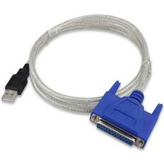 USB 2.0 To 25 Pin DB25 Female Parallel Port Cable