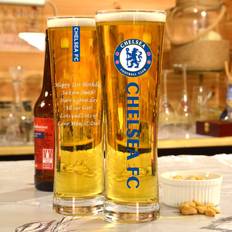 Personalised Chelsea Peroni Style Gifts Beer Glass