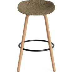 Normann Copenhagen Mat U Ryglæn H75cm Bøg Sort Barstol