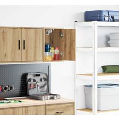vidaXL För Garage Artisan Ek Trä Väggskåp