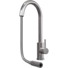CT454BS Single Lever Pull Out Brushed Kitchen Mixer Tap