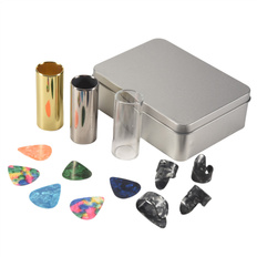 Guitar Slides Exogio Guitar Slide Set Of 1 Glass Steel Brass 6 Pcs