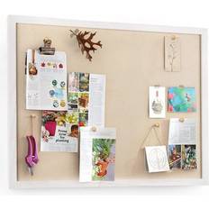 Cork Board with Linen 60x45 cm Pin