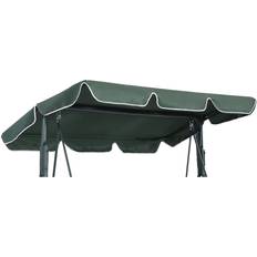Swing Canopy Covers Costway Green Replacement Swing Canopy Cover 109 x 196 cm