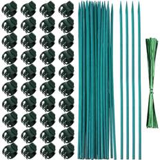 Pots, Plants & Cultivation Jojomino 40 Pieces Plastic Garden Plant Clips with 20 Pieces