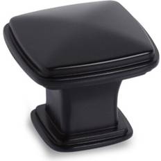 31mm Matt Black Square Cabinet Knob Pull