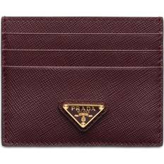 Prada Tegnebøger & Nøgleringe Prada Saffiano Leather Card Holder - Pink
