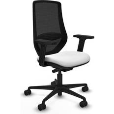 Vita Kontorsstolar Ergonomisk Piqueras Crespo D036N0W Vit Kontorsstol