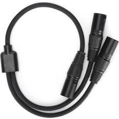 Kablar Andoer JD6072 XLR Male to Dual XLR Male Cable 0.5m