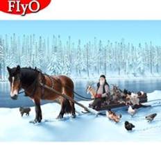 Fiyo Full Animal Mosaic Cartoon Diamond Art Wall Sticker