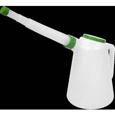 Petrol Cans Sealey Oil Container Green Lid Flexible Spout 5L 18.93L