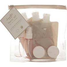 Travel Bottles Danielle Creations Travel Bottle Set Toiletries Spray 9pcs White
