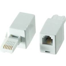 BT Plug to RJ11 Female Socket Crossover