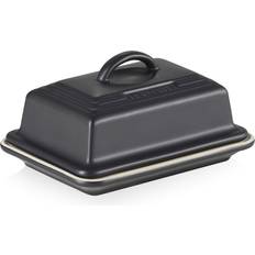 Le Creuset Stoneware Satin Black Butter Dish