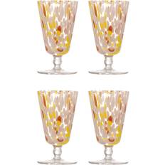 Bloomingville Vinglas Bloomingville Lilya Wine Glass Rosa Ø8 H14 cm Vinglas