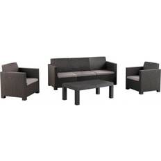 Sofás y Bancos de Exterior SP Berner Set Muebles Jardín Terraza Diva Belice 4 Pzs Sofá de Exterior