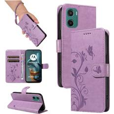 GANGXUN Purple Motorola Moto G05 Wallet Case