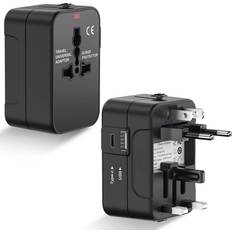 Branded Universal Travel Adapter With USB-C Port