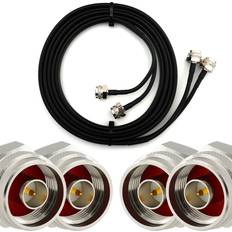 Kabler N Male Hex Twin Coaxial Cable HF240