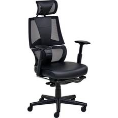 Beliani Chairs Beliani Traditional Modern Faux Leather Office Chair