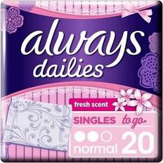 Pantiliners Always Dailies Liners To Go Scented 20
