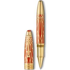 Gold Ballpoint Pens Montblanc Meisterstuck The Origin Collection Solitaire Rollerball