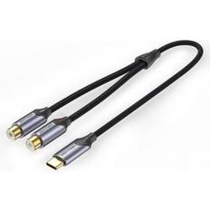 Vention USB-C Ma 2xRCA Fe 1.5m RCA Cable Fention