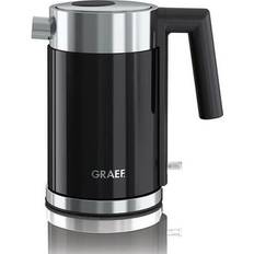 Stainless Steel Black Kettle 1l