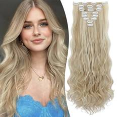 nguilar Clip In Hair Extensions 24 Inch 8PCS