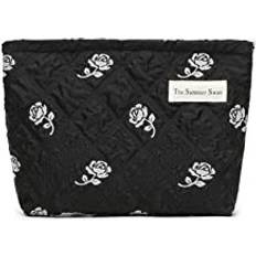 Large Aesthetic Makeup Bag Preppy Skincare Organizer - Mid-day Clutch