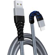 Braided iPhone Charger Cable 10cm 1m 2m 3m Grey