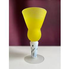 Kosta Boda Vin Pokal Glas Gul Design Vinglas