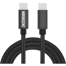 60W Flettet USB Kabel Type-C Til Type-C 50 cm