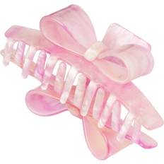 Bow Claw Clip Pink