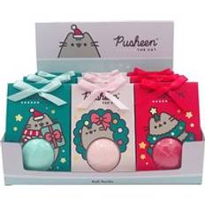 Vegan Bath Bombs Puckator Handmade Bath Bomb In Gift Box Christmas Pusheen