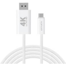 USB-C Till Displayport Kabel 2m