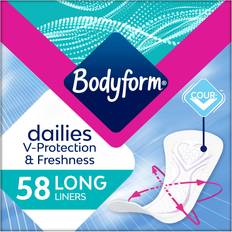 Pantiliners Bodyform Dailies Long Panty Liners 58 Pack
