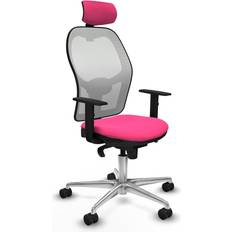 Rosa Kontorsstolar Ergonomisk Med Huvudstöd Rosa Kontorsstol