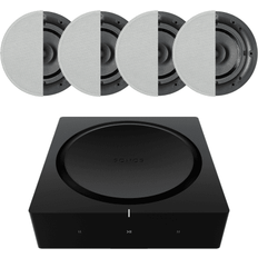 Sonos In Wall Speakers Sonos Amp QI65CB 6.5 In-Ceiling Speakers 2 Pairs