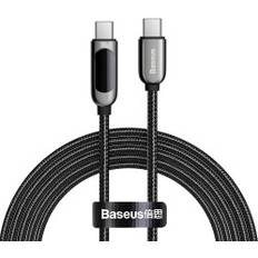 Hpa USB-C Kabel Med Display Och Effektmätare 2m