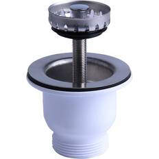 Sink Strainers Balterley Mini Basket Strainer Waste 85mm Diameter Chrome
