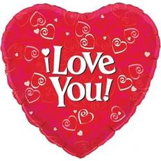 Foil Balloons Oaktree I Love You Heart Foil Balloon